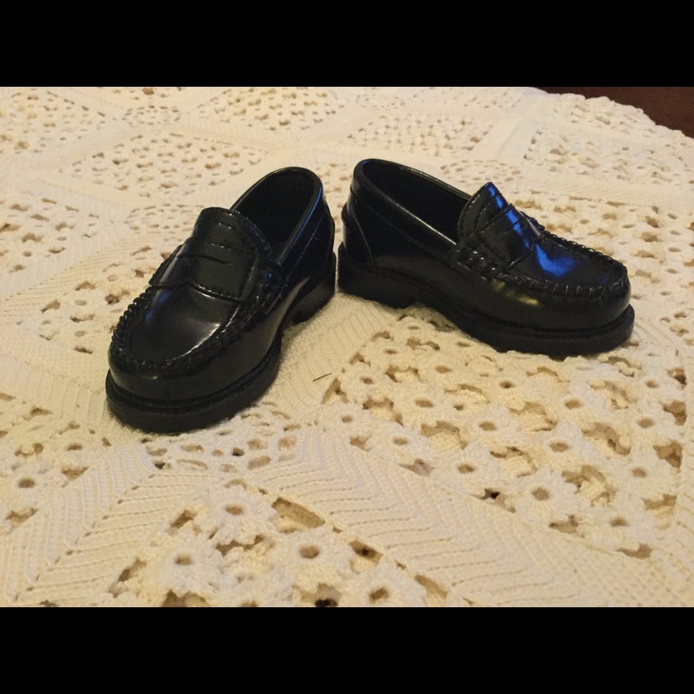 Toddlers George black penny loafers